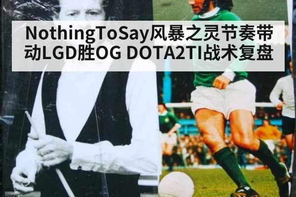 NothingToSay风暴之灵节奏带动LGD胜OG DOTA2TI战术复盘